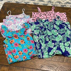 *Lot of 4* Girls Rompers Sz M